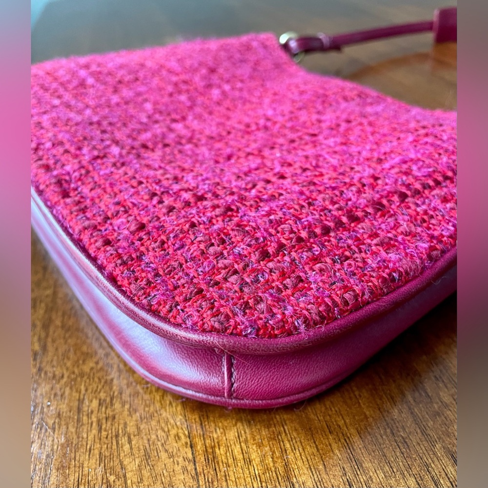 Coach Vintage Y2K Girlie Boucle Hobo Lamb Nappa, Wool, Alpaca, Mohair - Picture 11 of 15